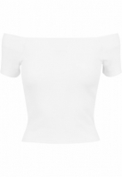 Tricou Off Shoulder Rib dama Urban Classics