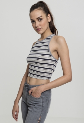 Top Rib Stripe scurt dama Urban Classics