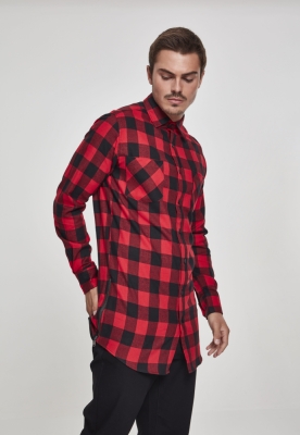 Camasa urban Side-Zip Long Checked Flanell Urban Classics