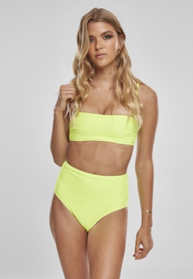 Bikini talie inalta Bandeau dama Urban Classics