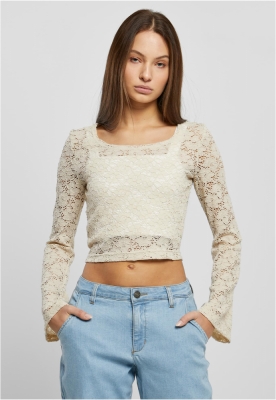 scurt Lace Longsleeve dama Urban Classics