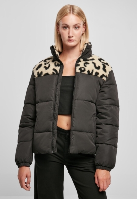 Geaca AOP Sherpa Mixed Puffer dama Urban Classics