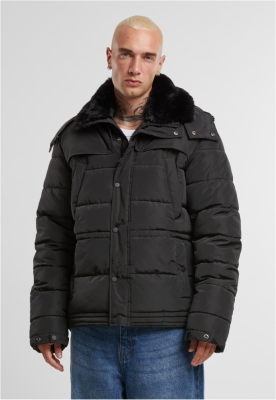 Geaca Puffer With Detachable Fur Collar Urban Classics