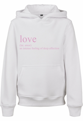 Hanorac gluga Love Definition copii Mister Tee