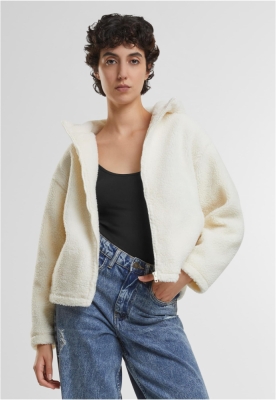 Geaca Short Hooded Sherpa dama Urban Classics