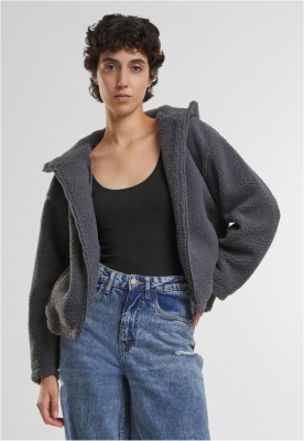 Geaca Short Hooded Sherpa dama Urban Classics