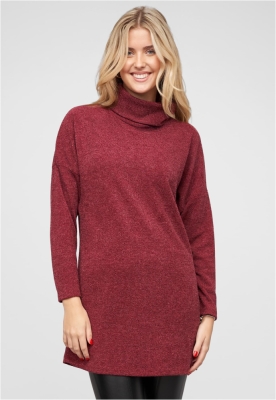 Longform Sweater Pullover mit Rollkragen Cloud5ive