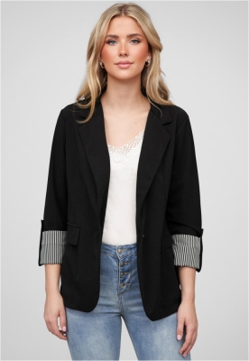 Blazer mit Turn-Up rmel und Streifendetails Cloud5ive