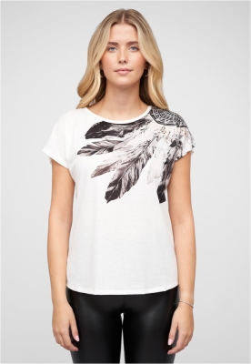 Camasa urban Cloud5ive Damen Viskose T- mit Traumfnger Print