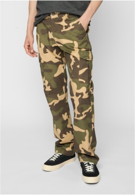 Pantaloni Straight Leg Camo Cargo Urban Classics