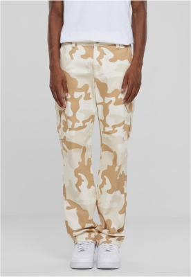 Pantaloni Straight Leg Camo Cargo Urban Classics