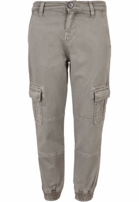 Pantaloni Boys Washed Cargo Twill Jogging Urban Classics