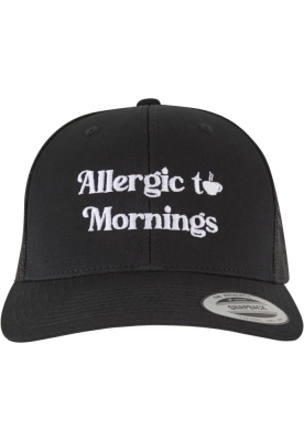 Allergic To Mornings Retro Trucker Mister Tee