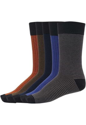 Sosete casual Stripes and Dots 5-Pack Urban Classics