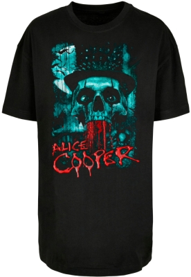 Tricou Alice Cooper - Skull Eyes Oversized Boyfriend dama Merchcode