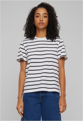 Tricou Striped Boxy dama Urban Classics