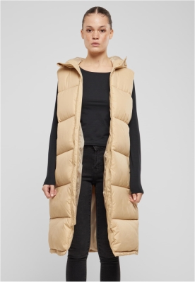 Vesta casual Long Hooded Puffer dama Urban Classics