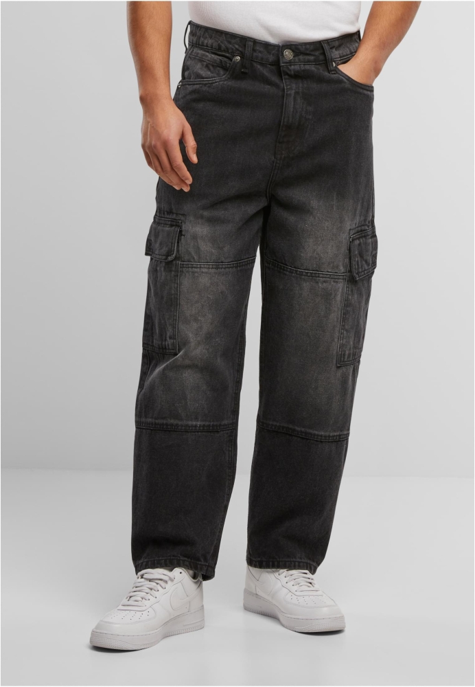 Tapered Heavy Ounce Baggy Cargo Jeans Urban Classics