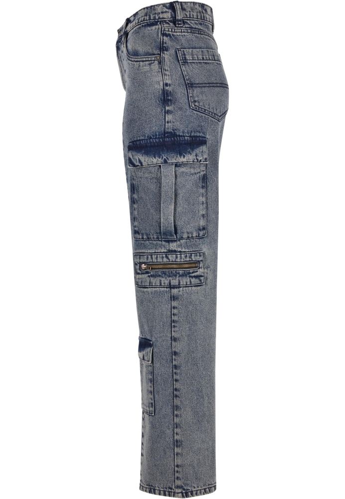 Pantaloni Loose Utility Denim dama Urban Classics