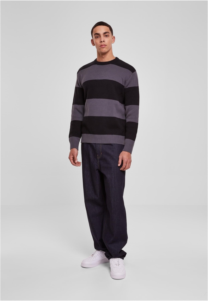 Heavy Oversized Striped Sweatshirt Urban Classics