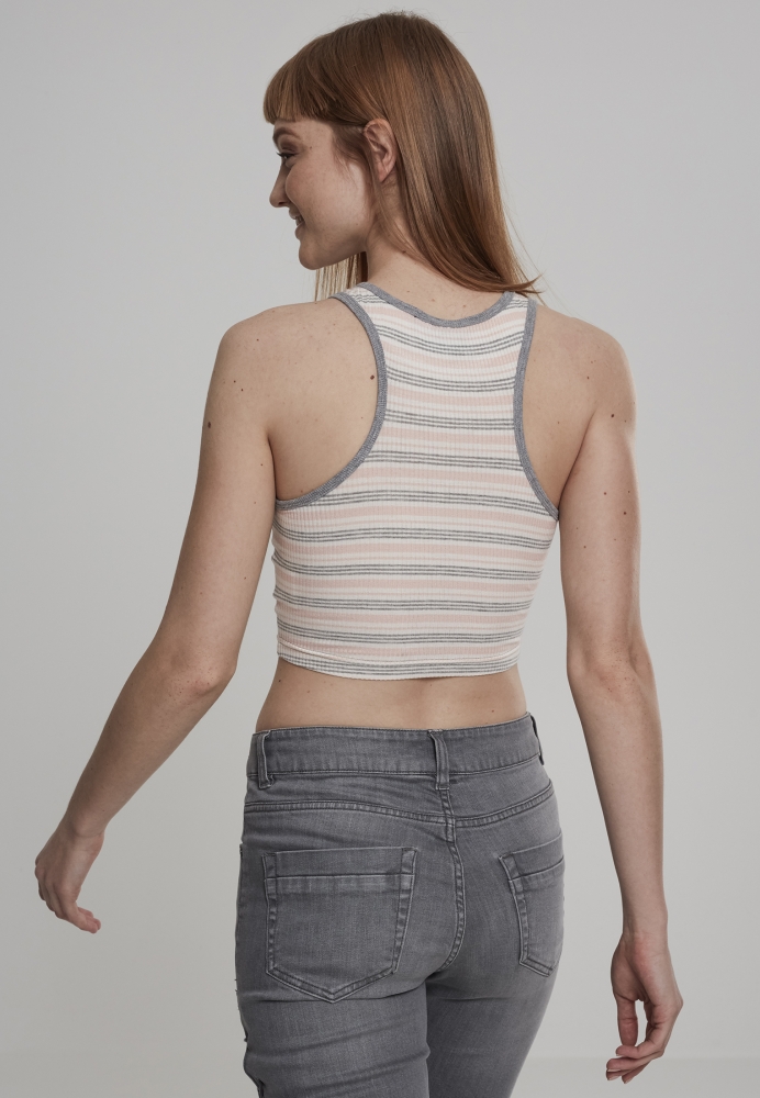 Top Rib Stripe scurt dama Urban Classics