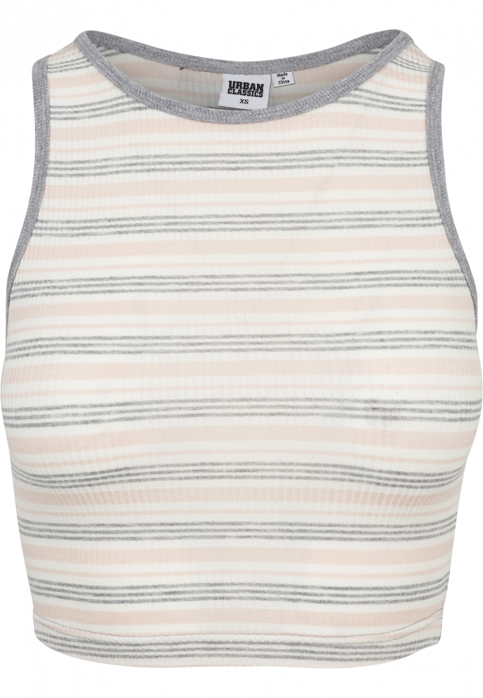 Top Rib Stripe scurt dama Urban Classics