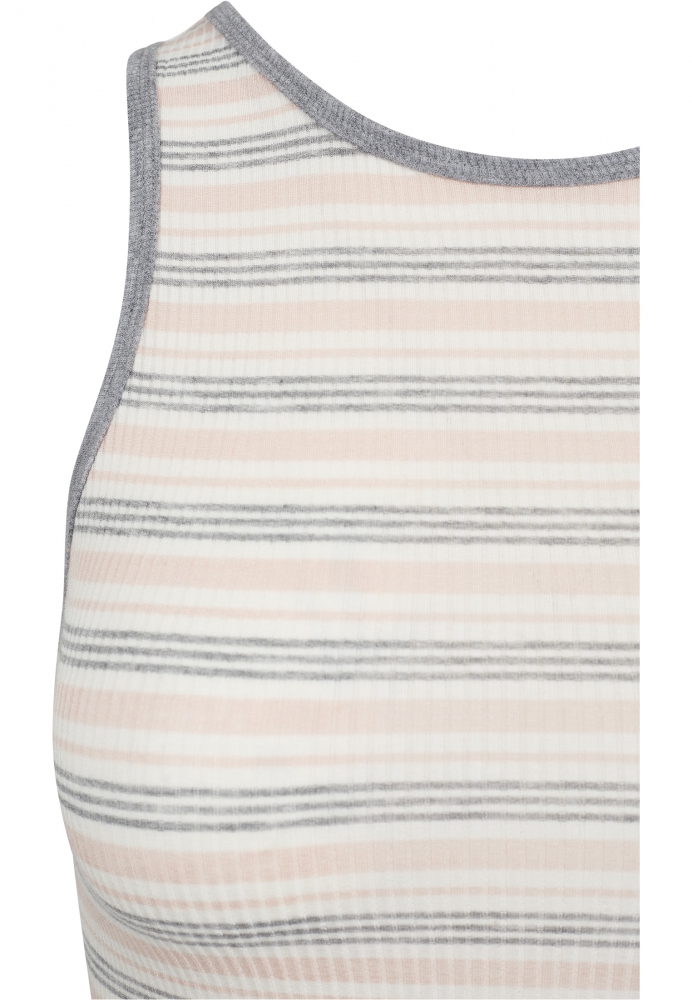 Top Rib Stripe scurt dama Urban Classics