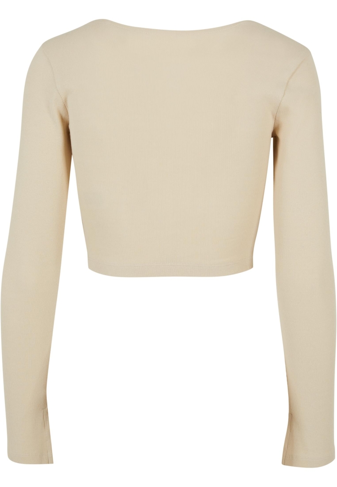 Short Rib Corsage Longsleeve dama Urban Classics