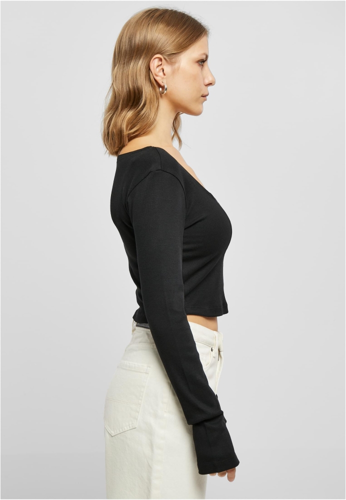 Short Rib Corsage Longsleeve dama Urban Classics