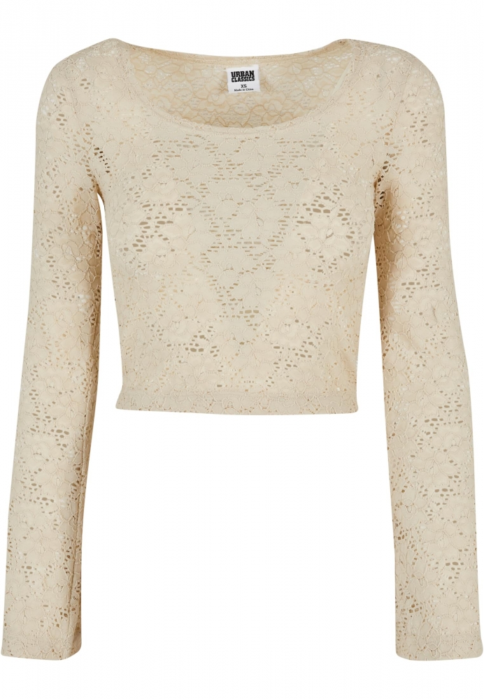 scurt Lace Longsleeve dama Urban Classics