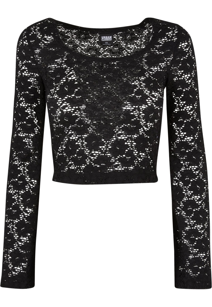 scurt Lace Longsleeve dama Urban Classics