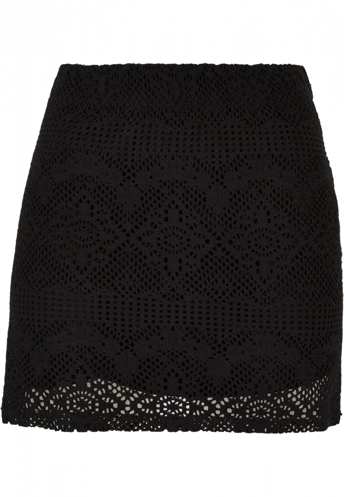 Fusta Crochet Lace Mini dama Urban Classics