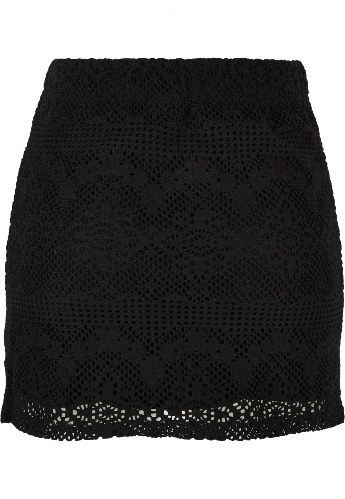 Fusta Crochet Lace Mini dama Urban Classics