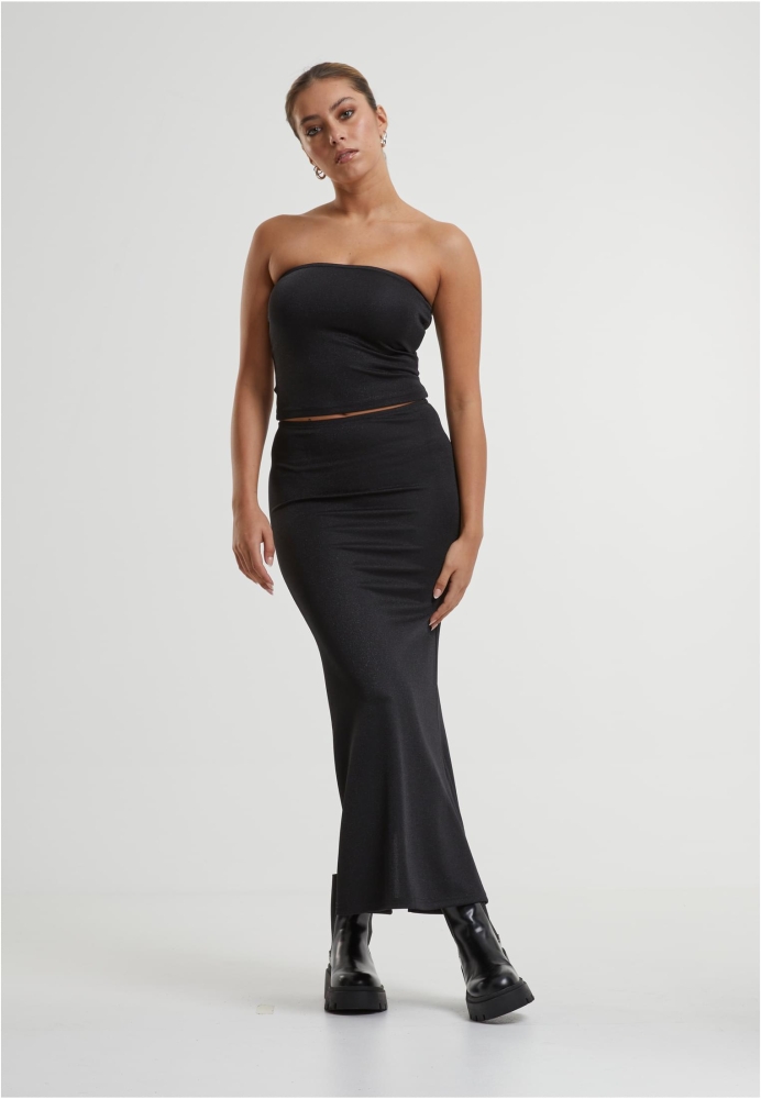 Fusta Glitter Maxi dama Urban Classics