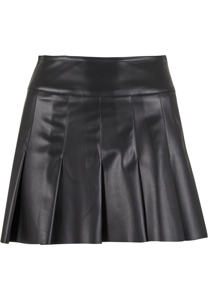 Fusta Synthetic piele Pleated dama Urban Classics