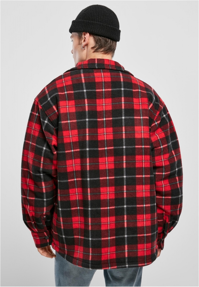 Camasa urban Geaca Plaid Teddy Lined Urban Classics