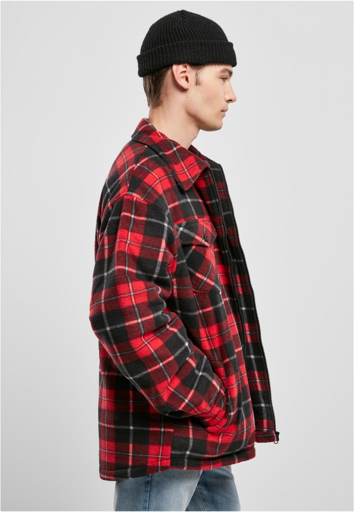 Camasa urban Geaca Plaid Teddy Lined Urban Classics