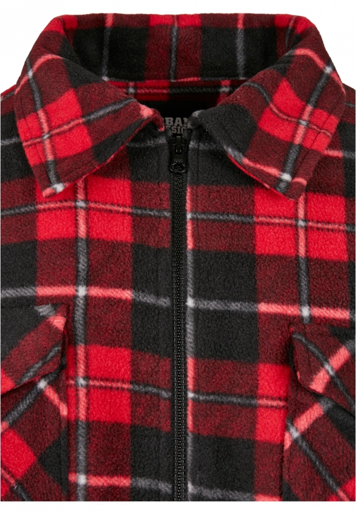 Camasa urban Geaca Plaid Teddy Lined Urban Classics