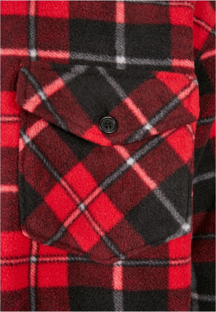 Camasa urban Geaca Plaid Teddy Lined Urban Classics