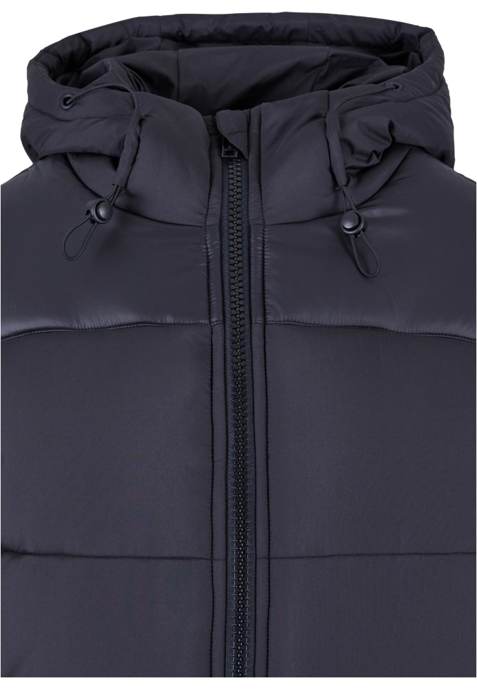 Hooded Mixed Puffer Coat dama Urban Classics