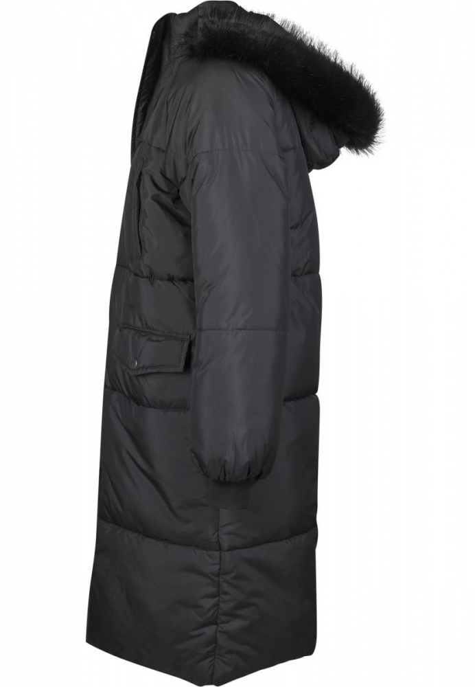 Oversize Faux Fur Puffer Coat dama Urban Classics