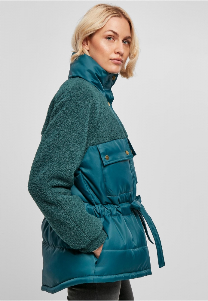 Geaca Sherpa Mix Puffer dama Urban Classics