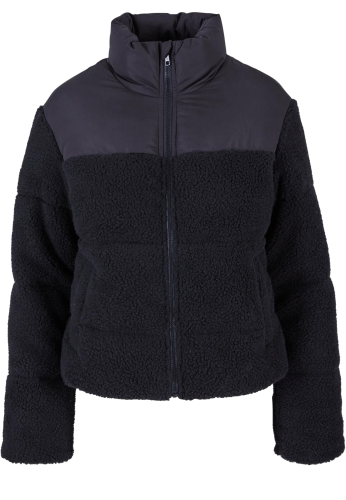 Geaca Short Sherpa Mix Puffer dama Urban Classics