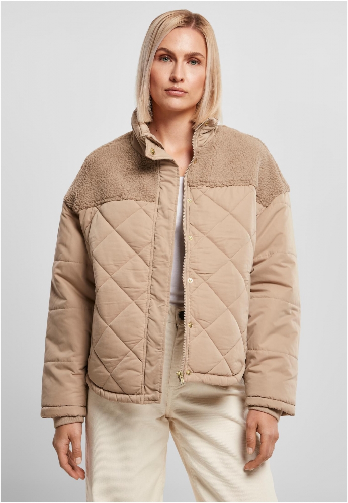 Geaca Oversized Diamond Quilt Puffer dama Urban Classics