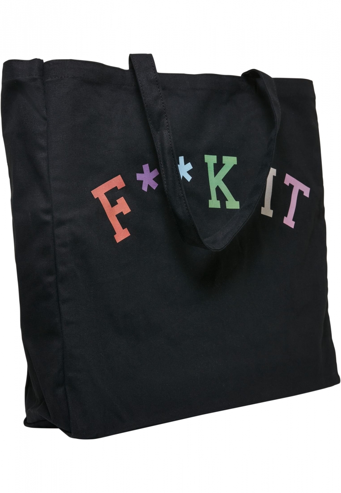 Geanta Fuck It Oversize Canvas Tote Mister Tee