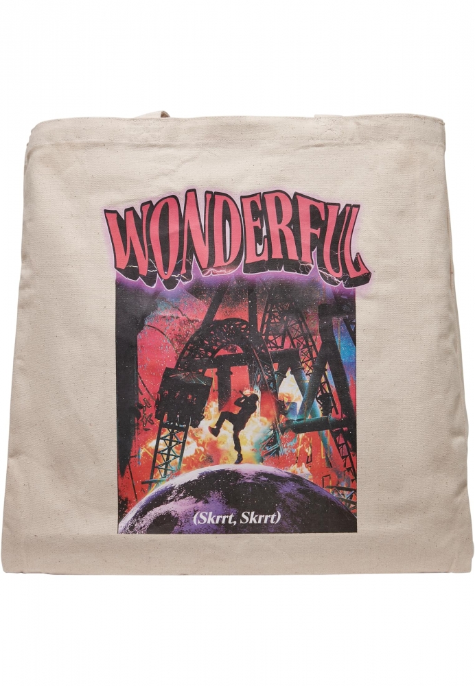 Geanta Wonderful Oversize Canvas Tote Mister Tee