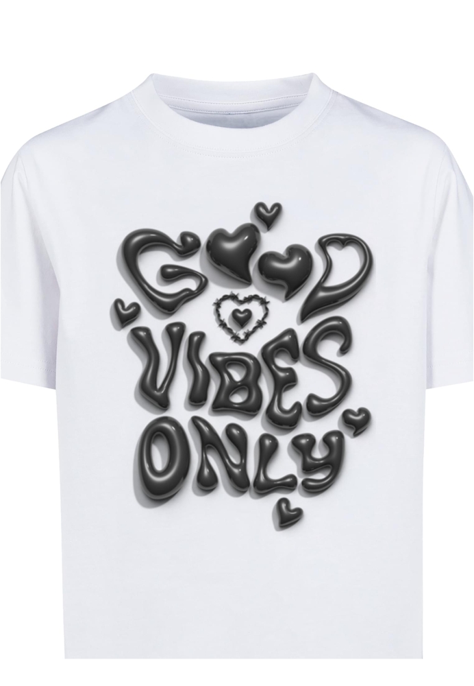 Tricou Good Vibes Only Heart copii Mister Tee