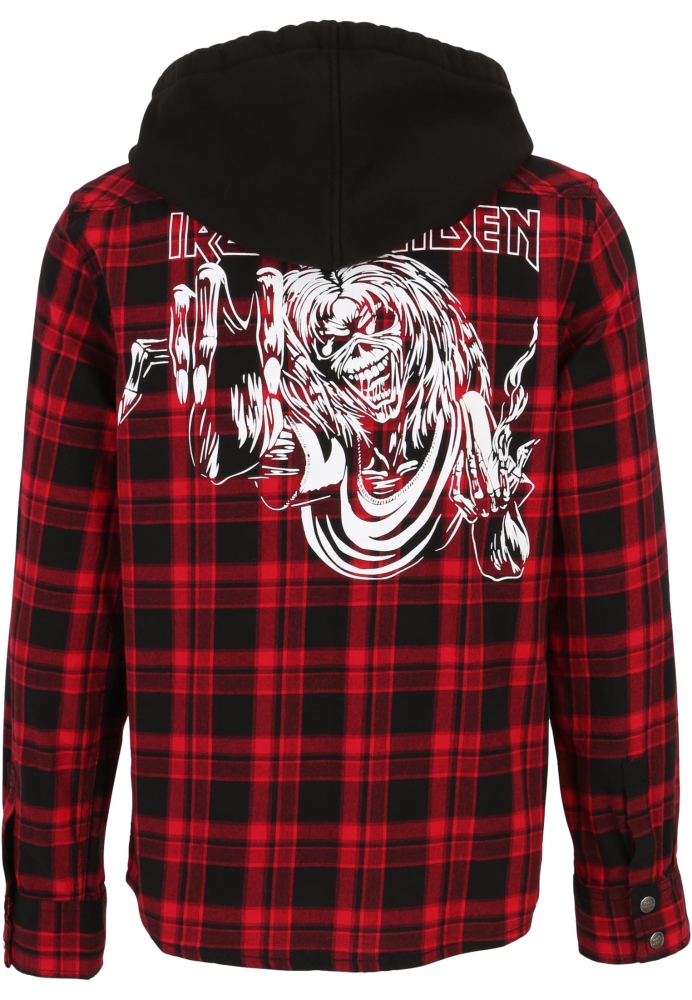 Iron Maiden Checkshirt Sweathood Eddy Brandit