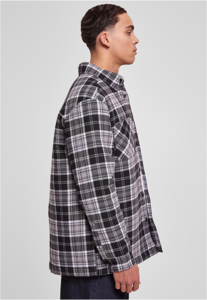 Camasa urban Geaca Padded Checked Urban Classics