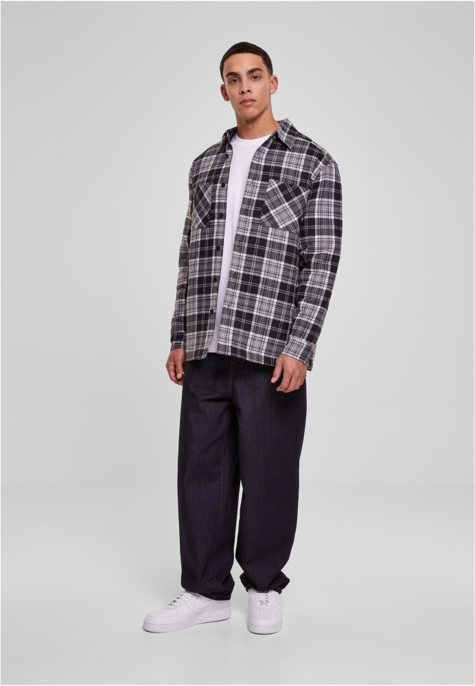 Camasa urban Geaca Padded Checked Urban Classics